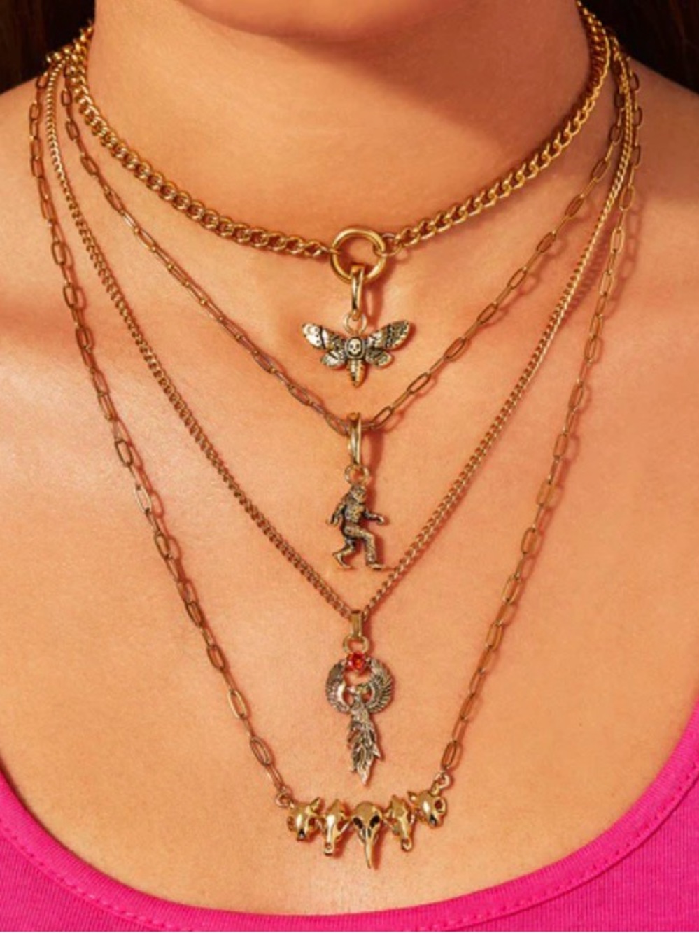 Little Rooms Phoenix Necklace Silver